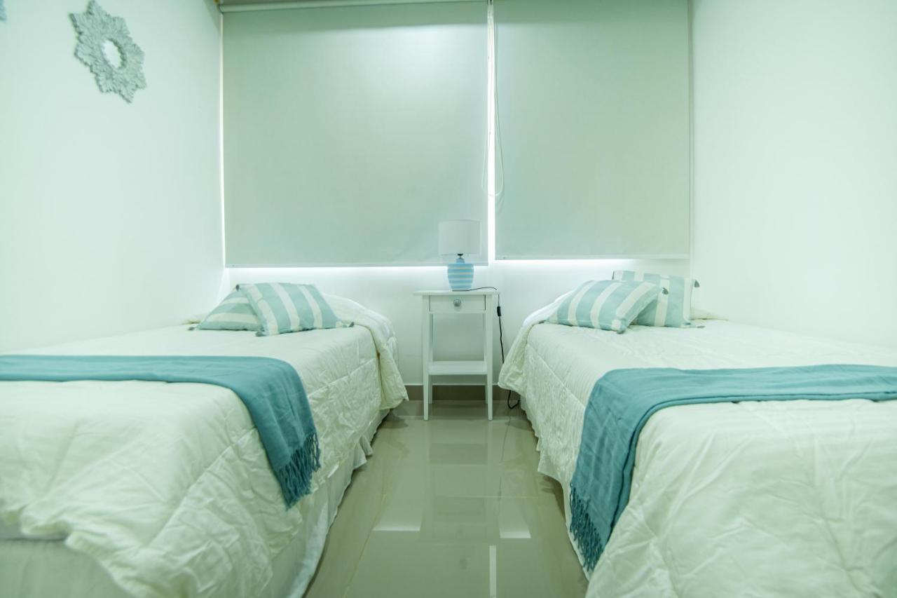 Hermoso Apartamento En La Playa Cartagena Bagian luar foto
